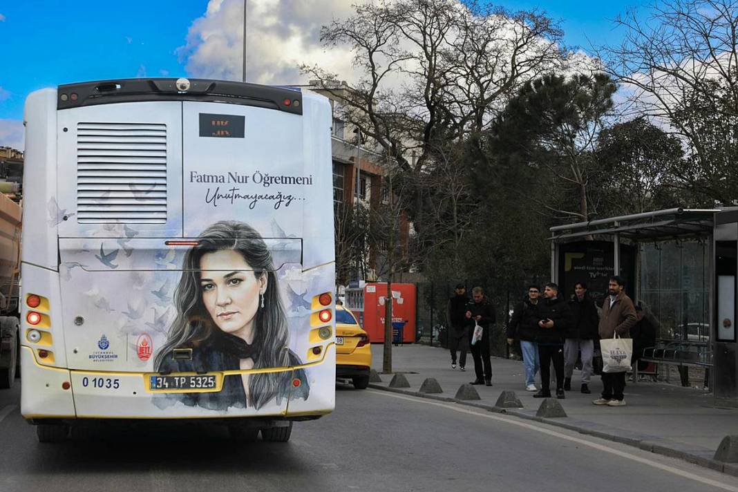 İETT filosundaki en hüzünlü araç: Fatma Nur Çelik'in anısı sokaklara taşındı 4